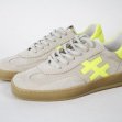 beige / fluo geel 