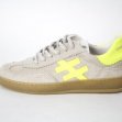 beige / fluo geel 