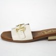 Beige leder